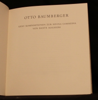 XXXV Kompositionen zur Divina commedia von Dante Alighieri / Otto Baumberger