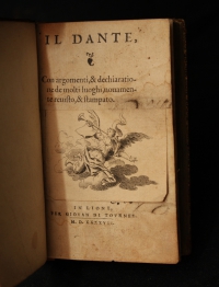 Il Dante : con argomenti, & dechiaratione de molto luoghi / [Komm.: Cristoforo Landino]. - Nouamente reuisto, & stampato