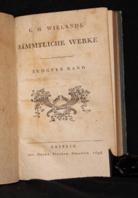 Sämtliche Werke. - C. M. Wielands Sämmtliche Werke. Bd 10.