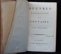 Oeuvres completes / de Voltaire. - Tome Troisieme