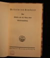 Über Schiller und den Gang seiner Geistesentwicklung / Wilhelm von Humboldt. - (Insel-Bücherei ; Nr. 38)